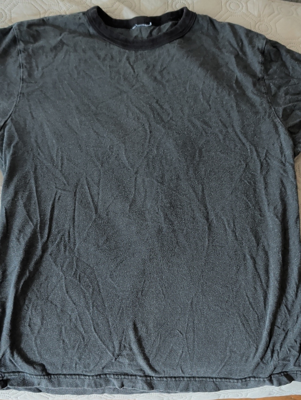 Classic Black Men's Crew Neck T-Shirt